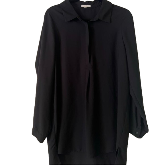 Pleione Tops - PLEIONE Brand Size Large Oversized Black Long Sleeve Top
